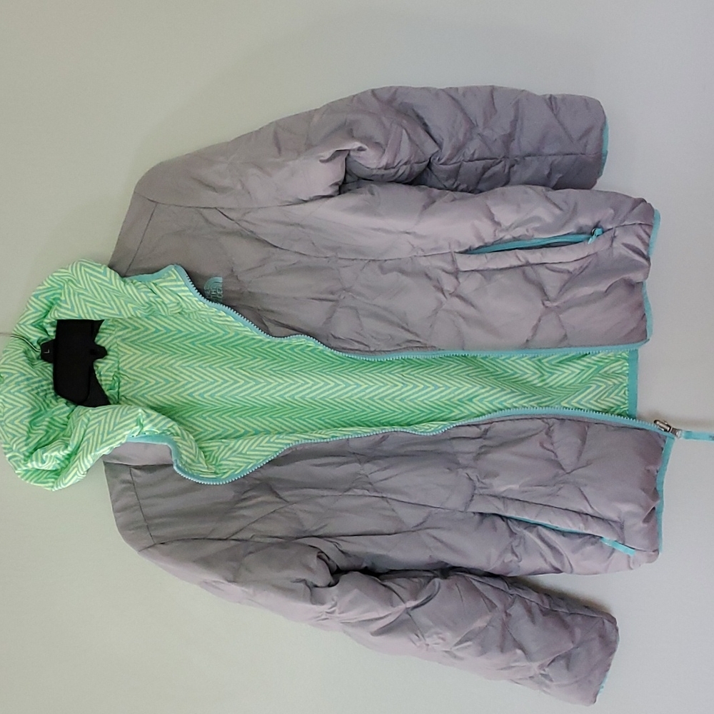 THE NORTH FACE REVERSIBLE MOONDOGGY JACKET GIRLS size large